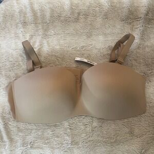 NEW Soma Enbliss Stay Put Strapless Bra 40C Warm Amber Wireless Adjustable